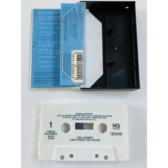 Kim Carnes View From the House  Album Songs Music Cassette Tape 1988 - Picture 3 of 4